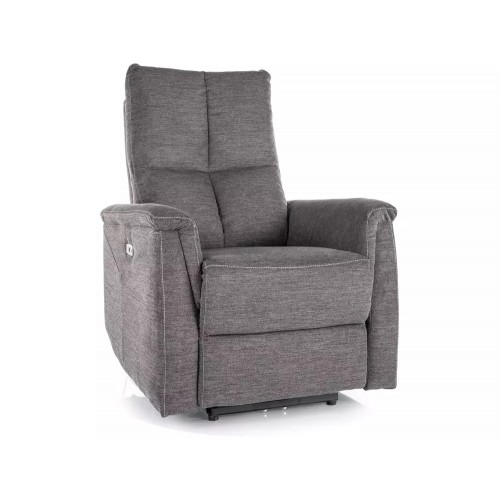 Elektriski izlaižams krēsls NEPTUN BREGO tumši pelēks